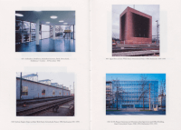 Seiten aus dem Buch "Herzog & de Meuron 001 – 500" mit Projekt Nr. 047 bis 050